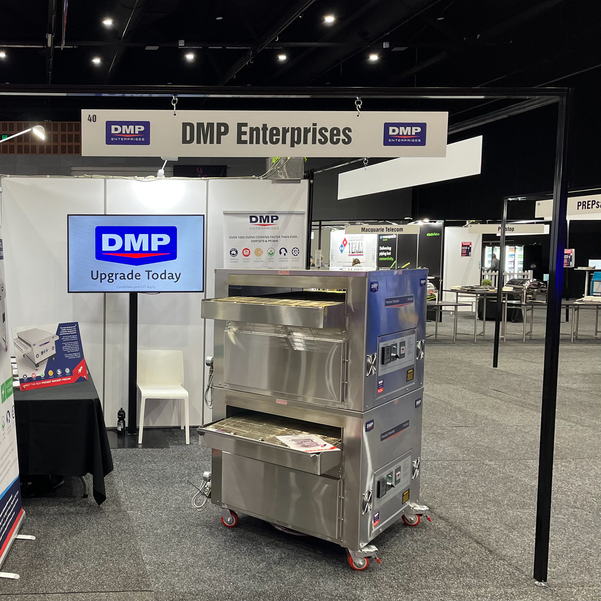 Photo of DMP Booth at Domino's ANZ Rally 2024