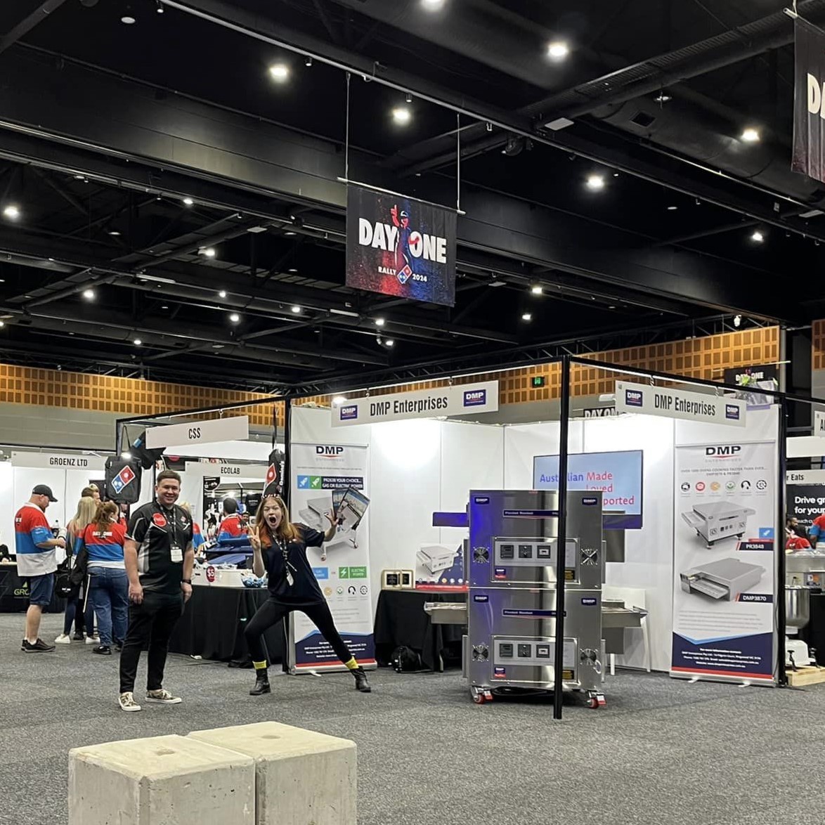 Photo of DMP Booth at Domino's ANZ Rally 2024